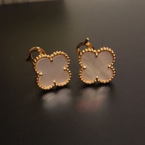 Alhambra mother of pearl clover earrings